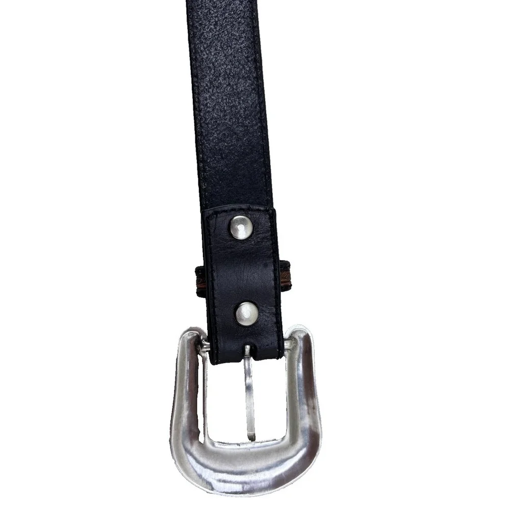 Nocona Western Belt Women Sunflower Tooled Removable Buckle N320002301